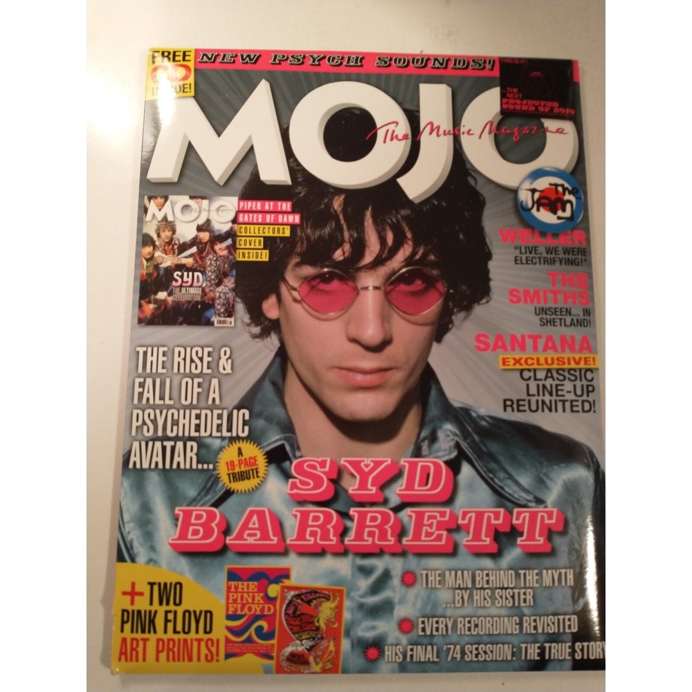 Mojo Magazine Syd Barrett Tribute Santana Free CD The Smiths June 2016 UK